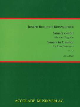 Joseph Bodin de Boismortier: Sonate Iii C-Moll Op. 34, 3