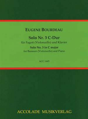 Eugene Bourdeau: Solo Nr. 3