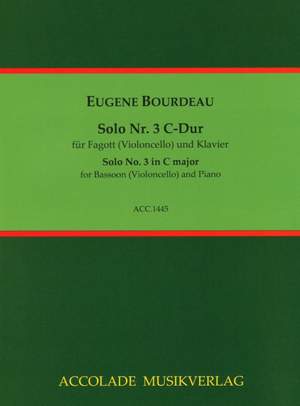 Eugene Bourdeau: Solo Nr. 3
