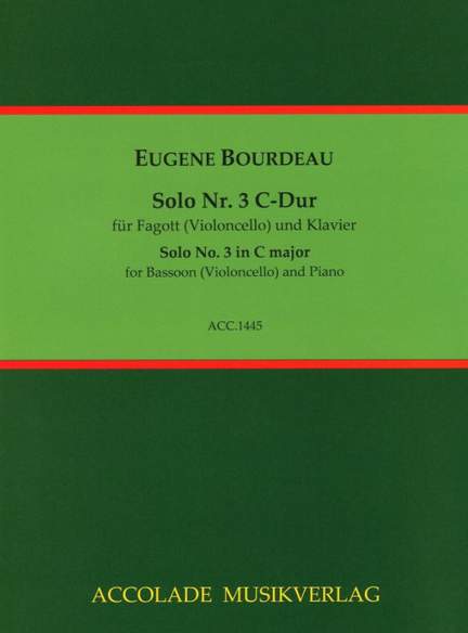 Eugene Bourdeau: Solo Nr. 3