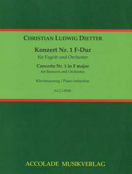 Christian Ludwig Dietter: Konzert Nr. 1 F-Dur