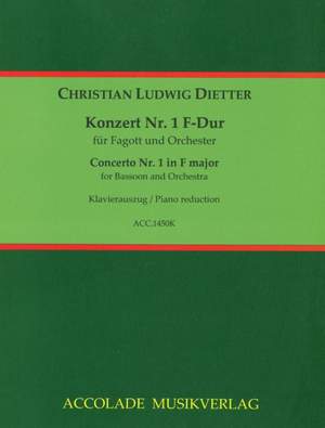 Christian Ludwig Dietter: Konzert Nr. 1 F-Dur