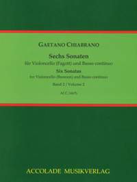 Gaetano Chiabrano: 6 Sonaten Für Fagott