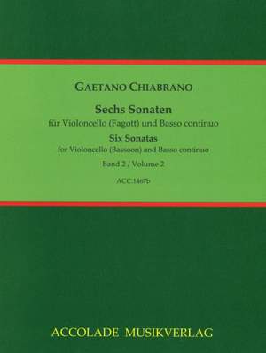 Gaetano Chiabrano: 6 Sonaten Für Fagott