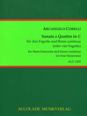 Arcangelo Corelli: Sonata A Quattro In C Für 3 Fagotte und Bc