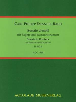 Carl Philipp Emanuel Bach: Sonate D-Moll H.542.5