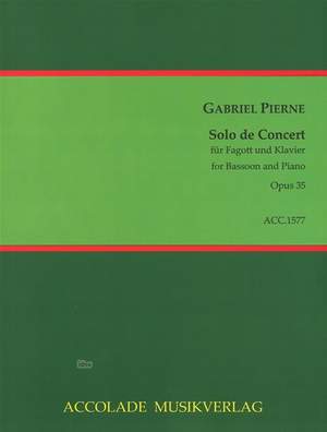 Gabriel Pierné: Solo De Concert