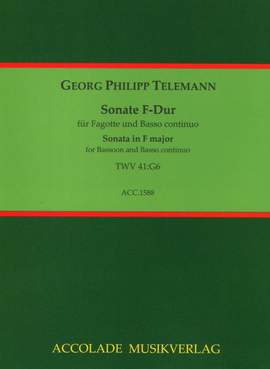 Georg Philipp Telemann: Sonate F-Dur Twv 41:G6