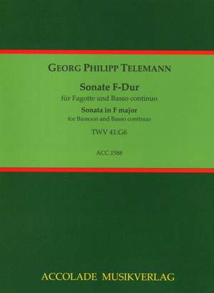 Georg Philipp Telemann: Sonate F-Dur Twv 41:G6
