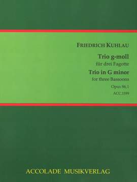 Friedrich Kuhlau: Trio Op. 86, 1 G-Moll