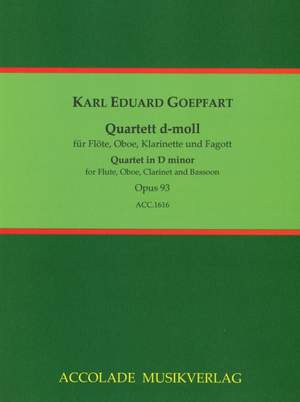Karl Goepfart: Quartett D-Moll Op. 93
