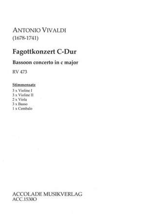 Antonio Vivaldi: Konzert Nr. 9 Rv 473 C-Dur
