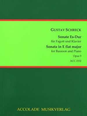 Gustav Schreck: Sonate Es-Dur Op. 9