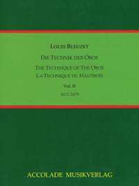 Louis Bleuzet: Die Technik Der Oboe Band 2