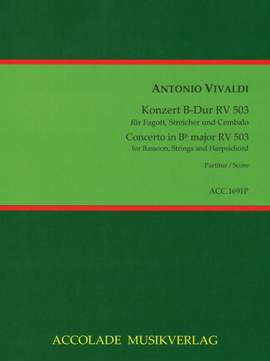 Antonio Vivaldi: Konzert Rv 503 B-Dur