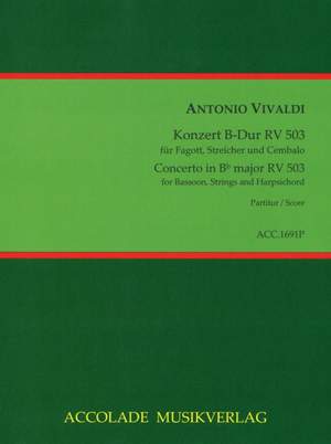 Antonio Vivaldi: Konzert Rv 503 B-Dur