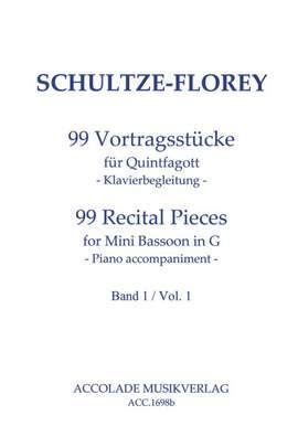 Andreas Schultze-Florey: 99 Vortragsstücke. Klavierbegleitung Zu Band 1