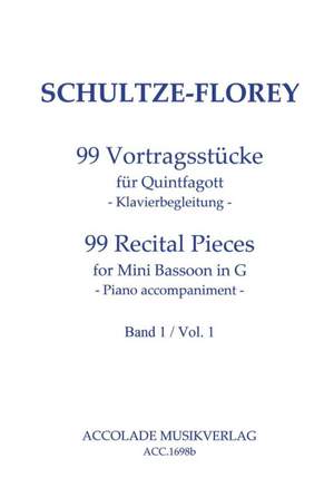 Andreas Schultze-Florey: 99 Vortragsstücke. Klavierbegleitung Zu Band 1