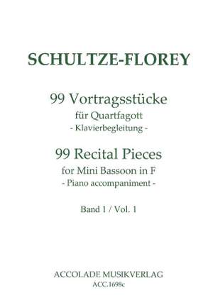 Andreas Schultze-Florey: 99 Vortragsstücke. Klavierbegleitung Zu Band 1
