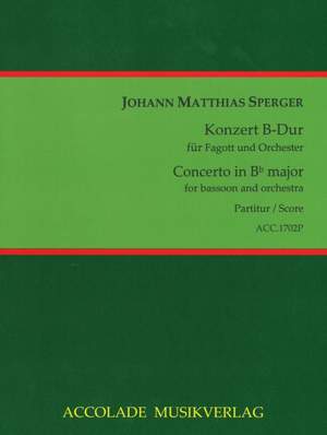 Johannes Sperger: Fagottkonzert B-Dur