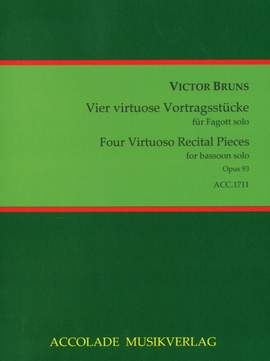 Victor Bruns: 4 Virtuose Vortragsstücke Op. 93