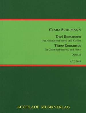 Clara Schumann: 3 Romanzen