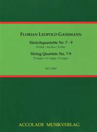 Florian Leopold Gassmann: Quartette Nr. 7-9 [D-F-E]