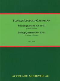 Florian Leopold Gassmann: Quartette Nr. 10-11 [G-D]
