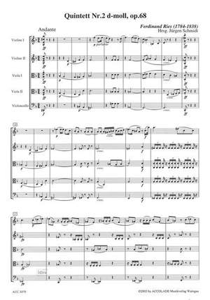 Ferdinand Ries: Quintett Nr. 2 D-Moll Op. 68