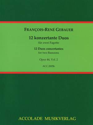 François-René Gebauer: 12 Duos Concertants Op. 44, 4-6