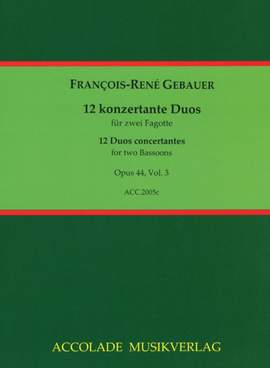 François-René Gebauer: 12 Duos Concertants Op. 44, 7-9