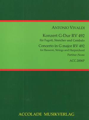 Antonio Vivaldi: Konzert G-Dur Rv 492