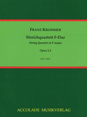 Franz Krommer: Streichquartett Op. 5-2 F-Dur