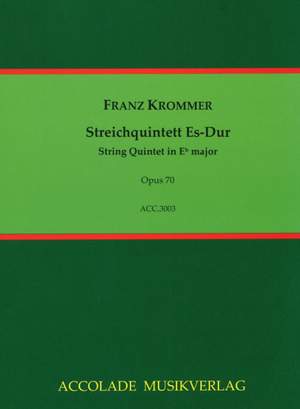 Franz Krommer: Quintett Es-Dur Op. 70