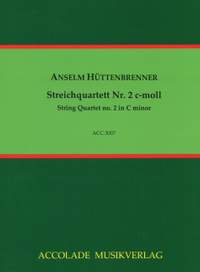 Anselm Huettenbrenner: Quartett Nr. 2 C-Moll