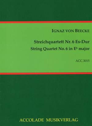 Ignaz von Beecke: Streichquartett Nr. 6 Es-Dur