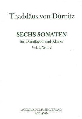 Thaddäus Duernitz: 6 Sonaten Bd. 1