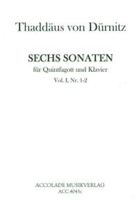 Thaddäus Duernitz: 6 Sonaten Bd. 1
