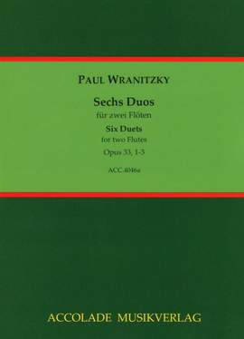 Paul Wranitzky: 6 Duos Op. 33 Bd. 1