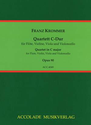 Franz Krommer: Quartett C-Dur Op. 90
