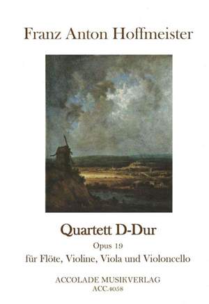 Franz Anton Hoffmeister: Quartett Op. 19 G-Dur