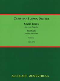 Christian Ludwig Dietter: 6 Duos Op. 2