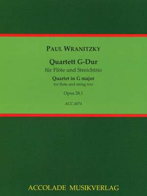 Paul Wranitzky: Quartett Op. 28, 1 G-Dur