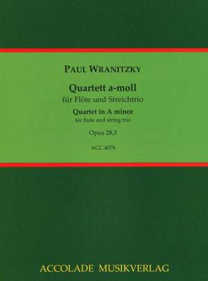 Paul Wranitzky: Quartett Op. 28, 3 A-Moll