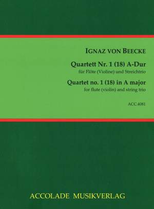 Ignaz von Beecke: Quartett Nr. 1 A-Dur
