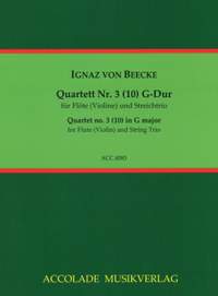 Ignaz von Beecke: Quartett Nr. 3 G-Dur