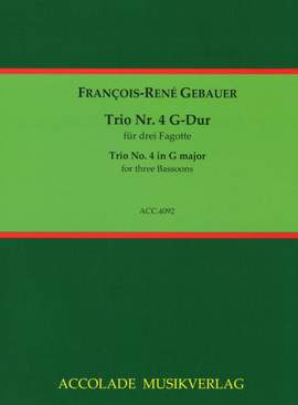 François-René Gebauer: Trio Nr. 4 G-Dur