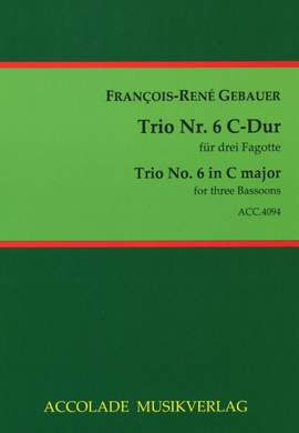François-René Gebauer: Trio Nr. 6 C-Dur