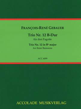 François-René Gebauer: Trio Nr. 12 B-Dur
