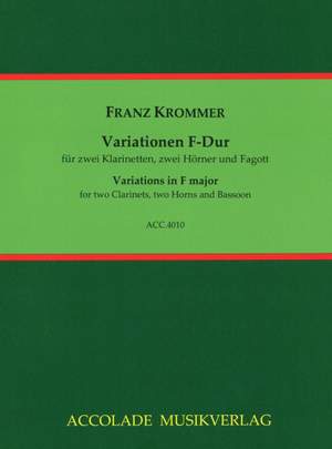 Franz Krommer: Variationen F-Dur